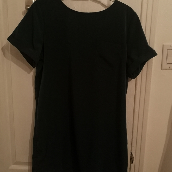 Long blouse dress with front pocket - Picture 4 of 6